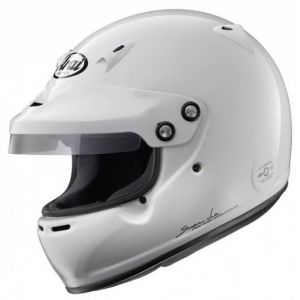 Arai GP-5W Hans helmet